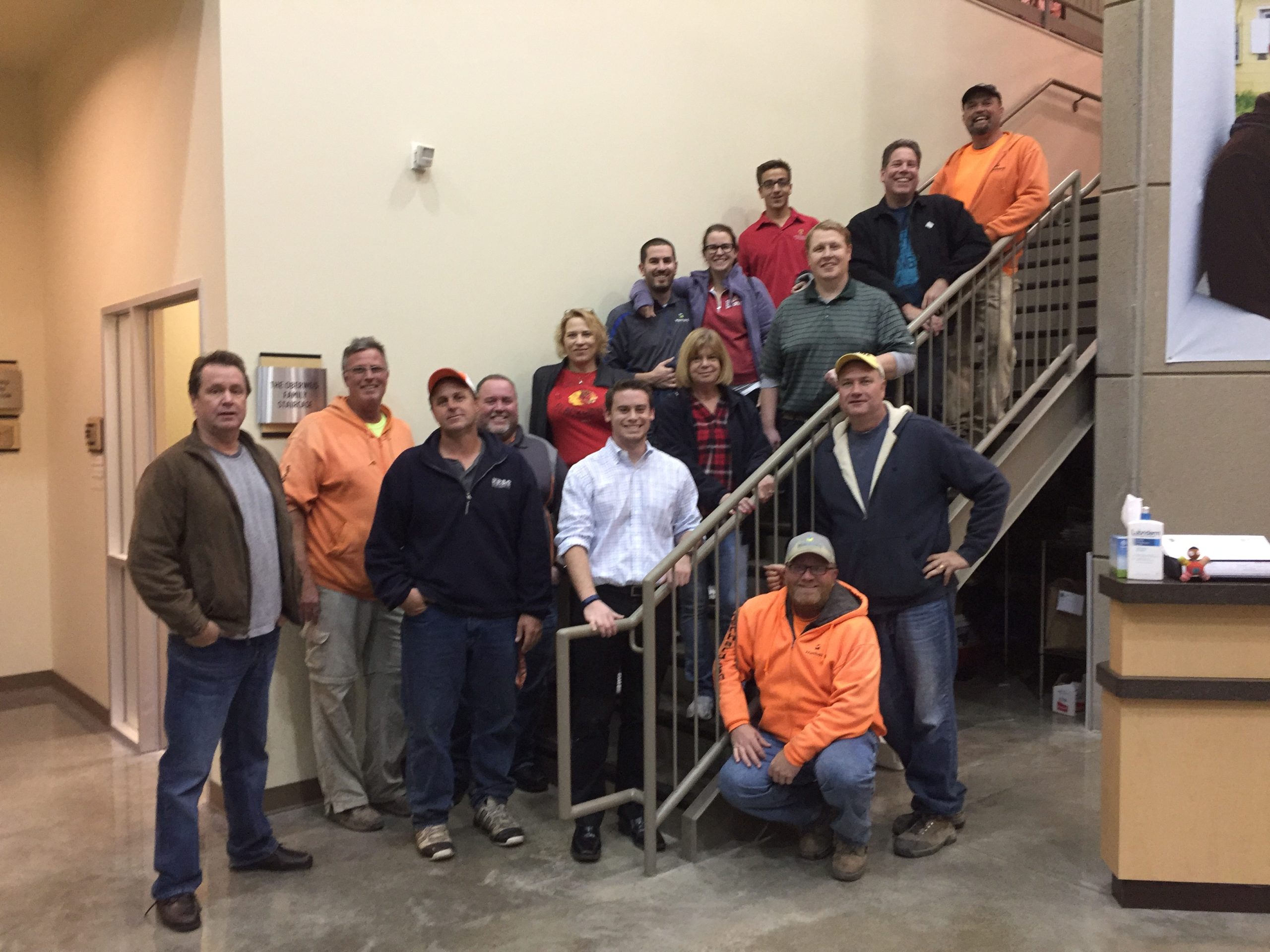 manhard consulting volunteers, northern illinois food bank, tim murphy, giving back